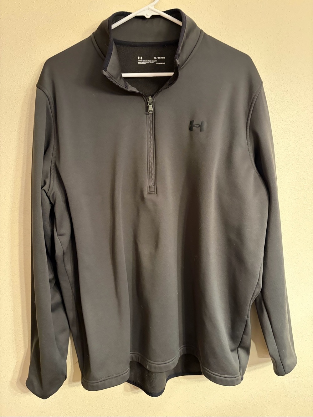 Under Armour Men's Dark Green 1/4 Zip Performance Pullover